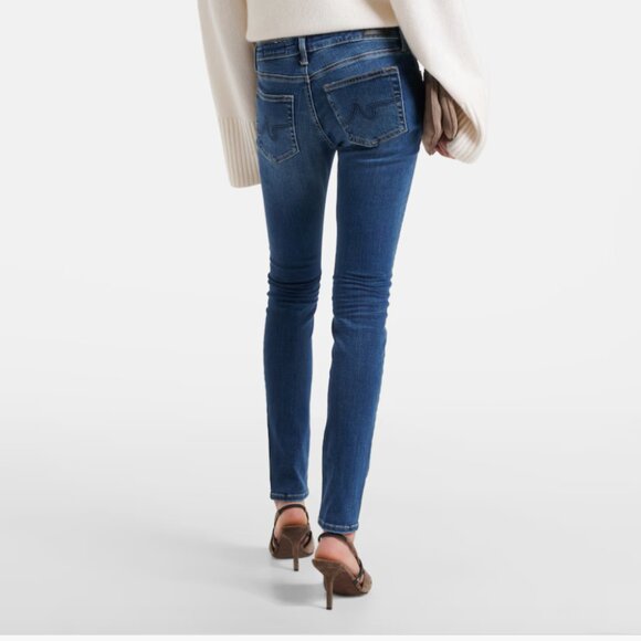 Ag Adriano Goldschmied The Legging Super Skinny "49" Dark Wash Jeans 27R - Picture 11 of 13